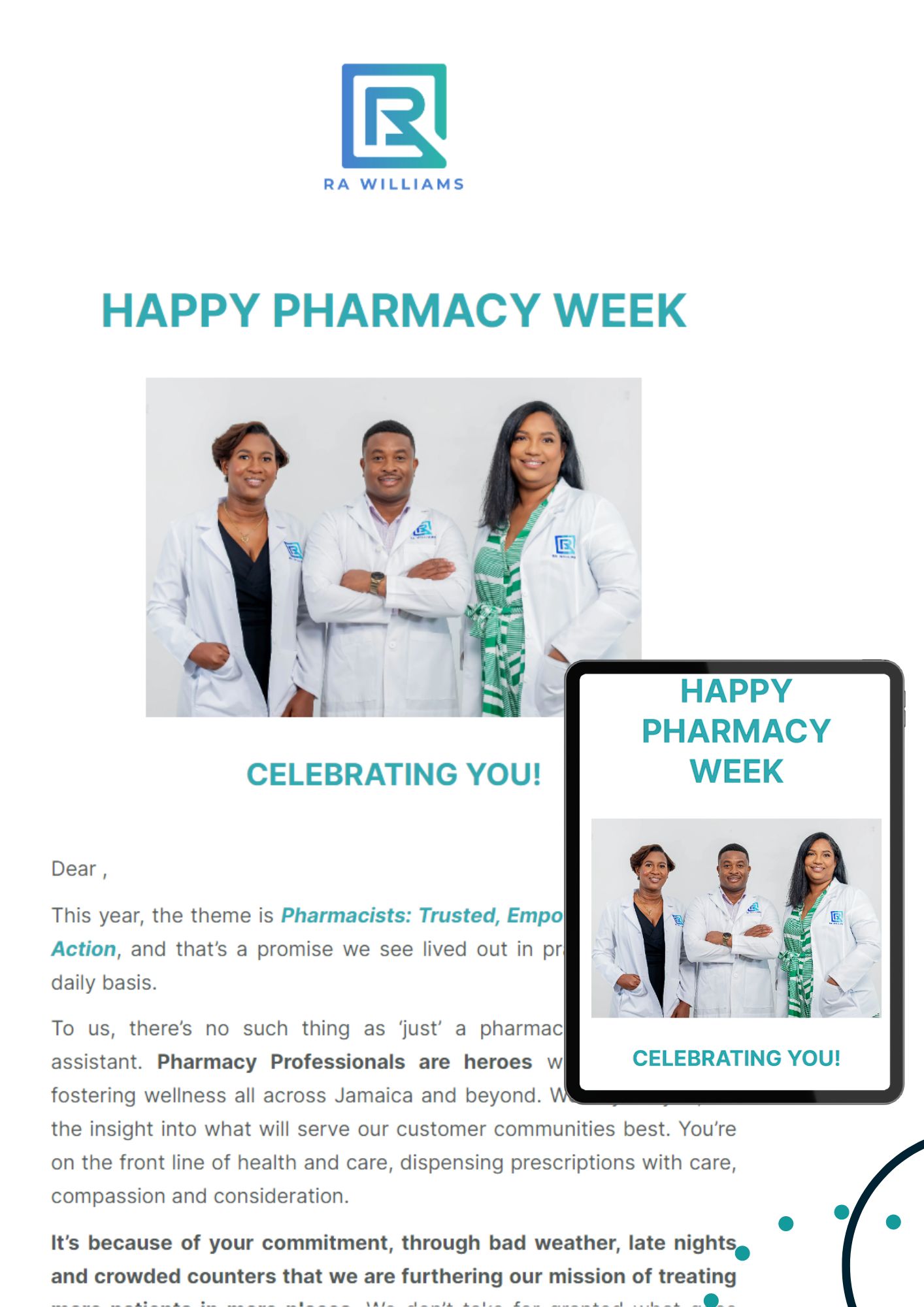 You are currently viewing Email Marketing: Happy Pharmacy Week